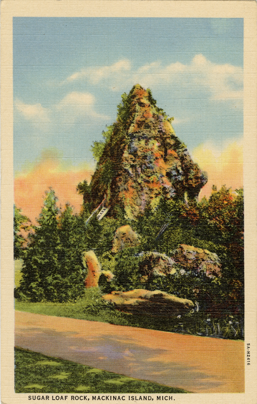Sugar Loaf Rock, Mackinac Island, Michigan