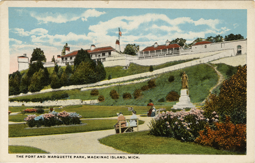 Fort Mackinac and Marquette Park, Mackinac Island, Michigan