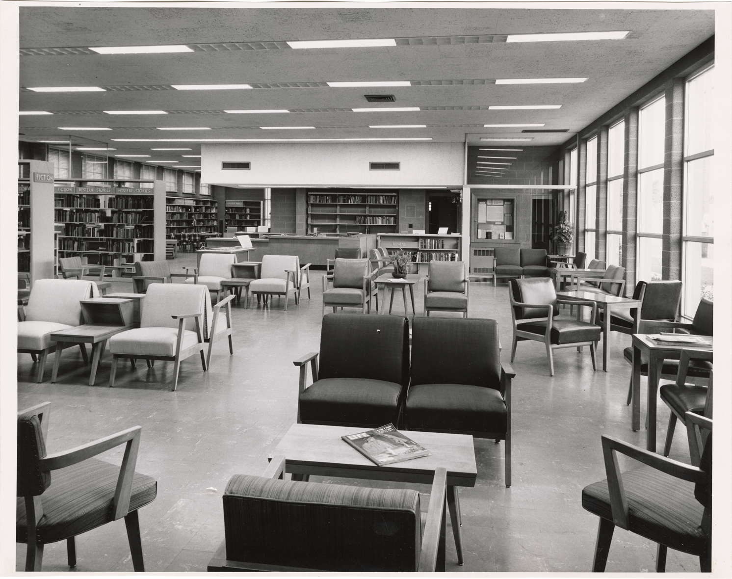 Adult Reading Room, Hubbard Branch Library
