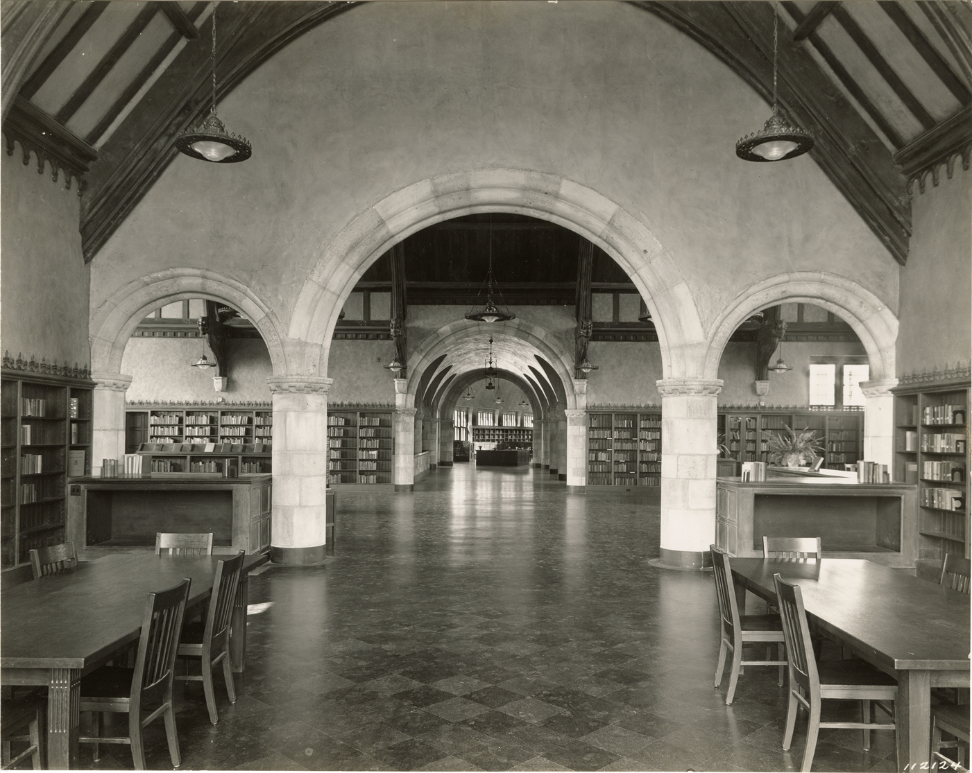 Interior, Parkman Branch Library