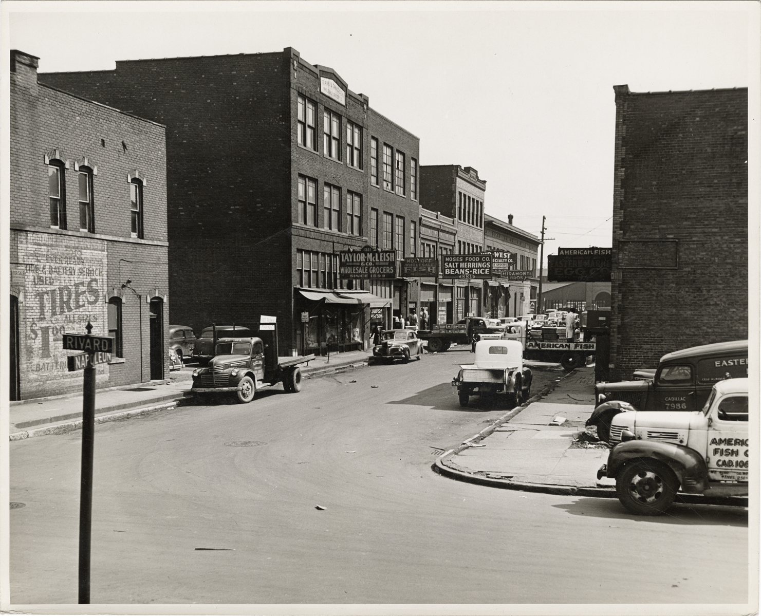 Businesses on Napoleon Street