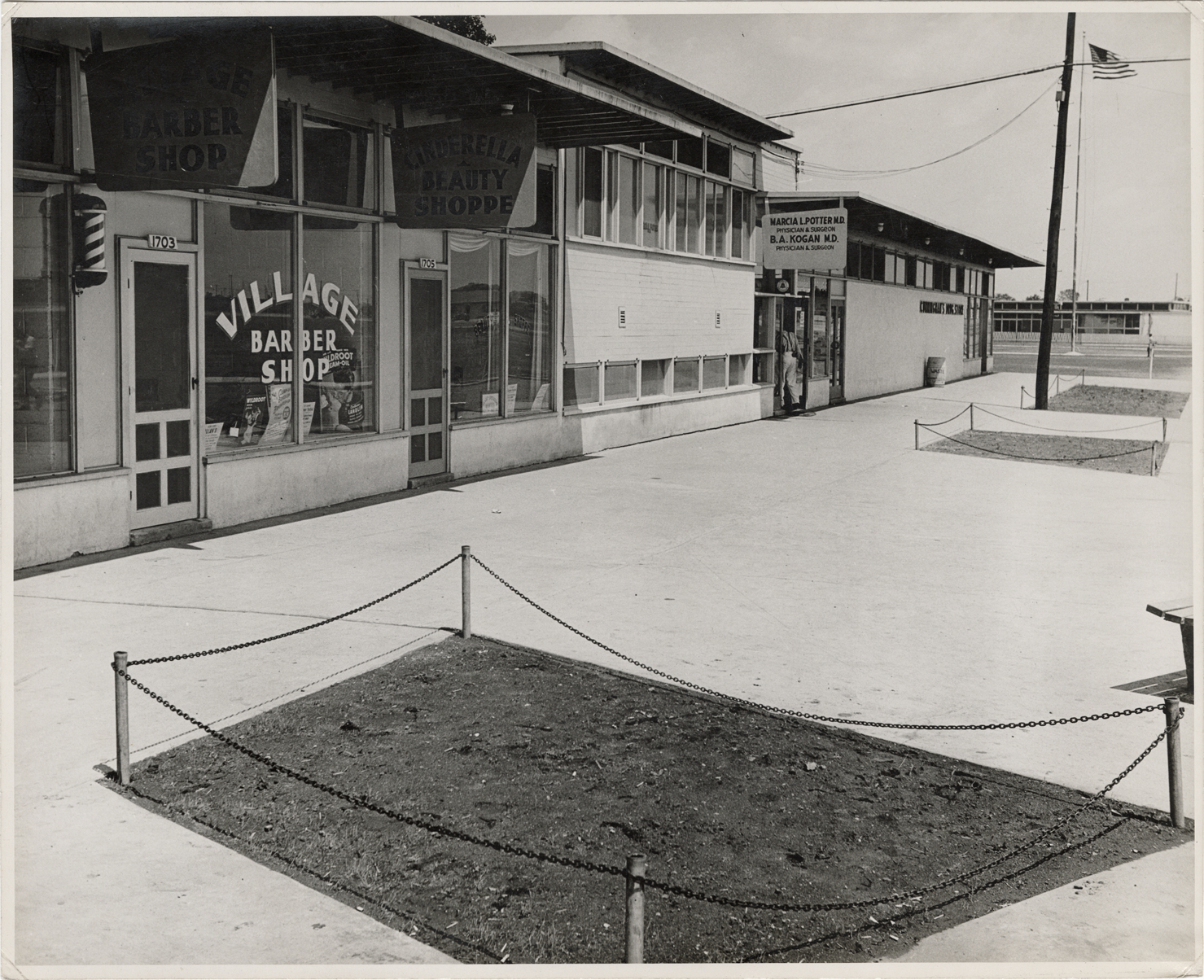 Shopping center at Willow Run