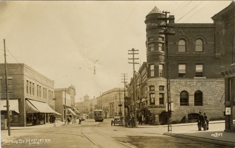 River Street, Manistee, Michigan