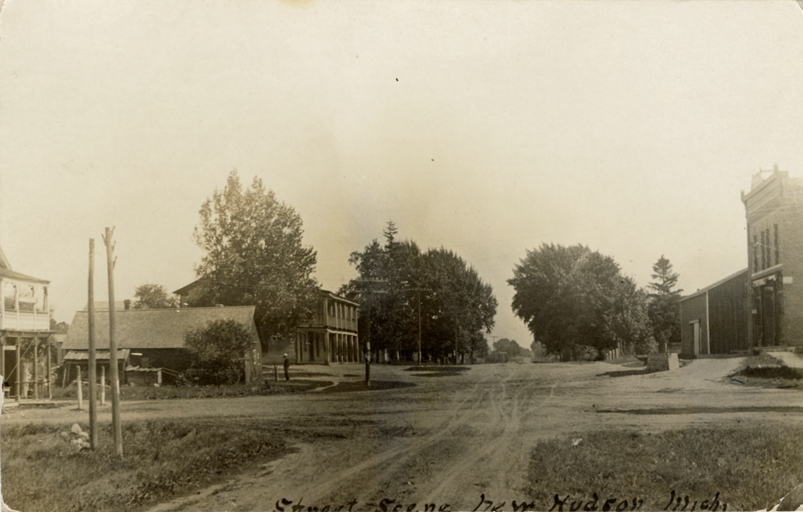 Street, New Hudson, Michigan
