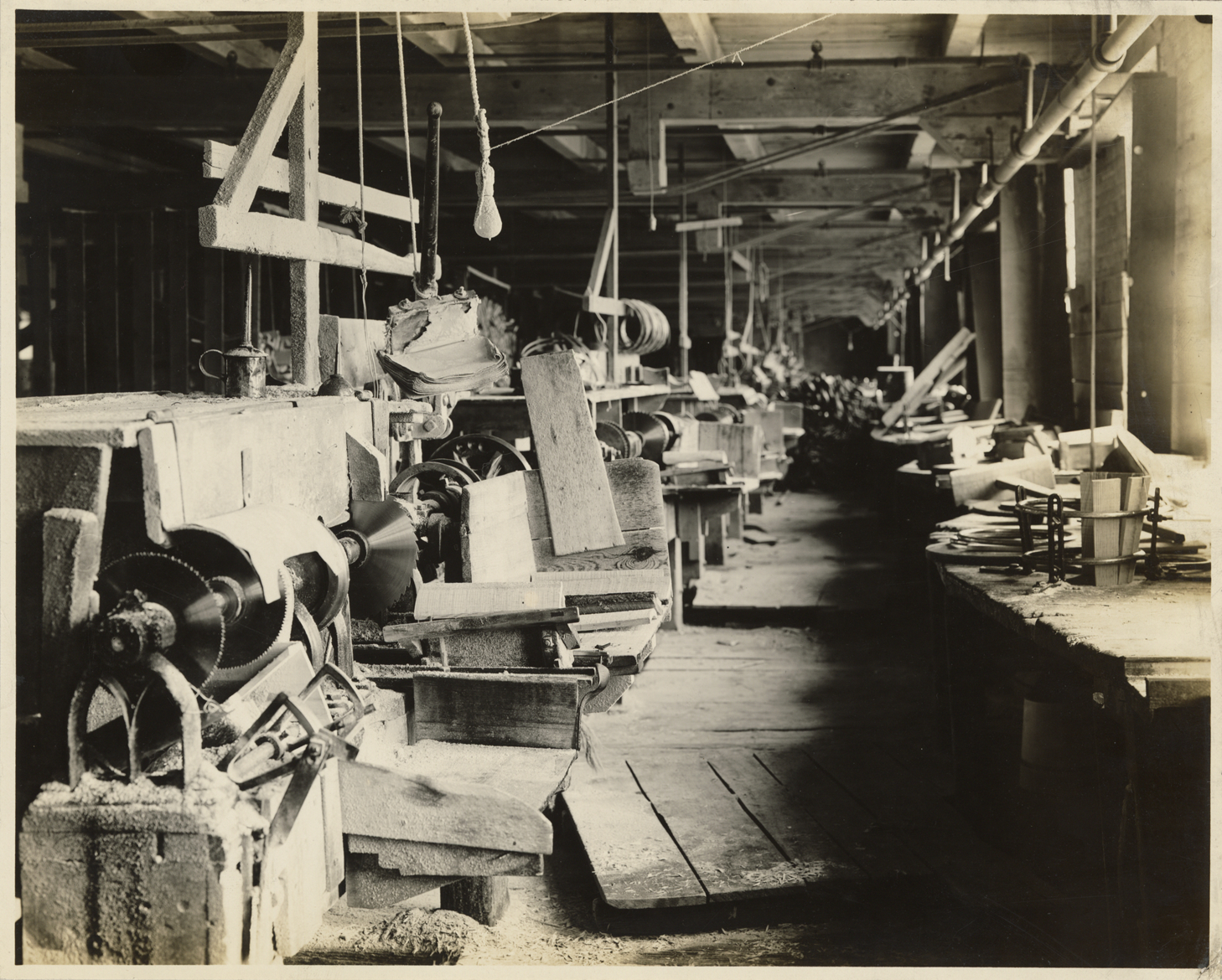 Interior of factory, Bousfield & Co.