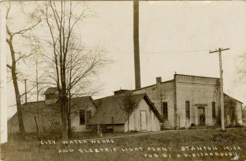 Waterworks and electric power plant, Stanton, Michigan