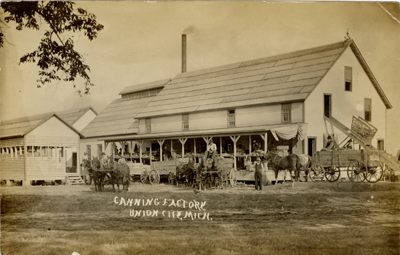 Canning factory, Union City, Michigan