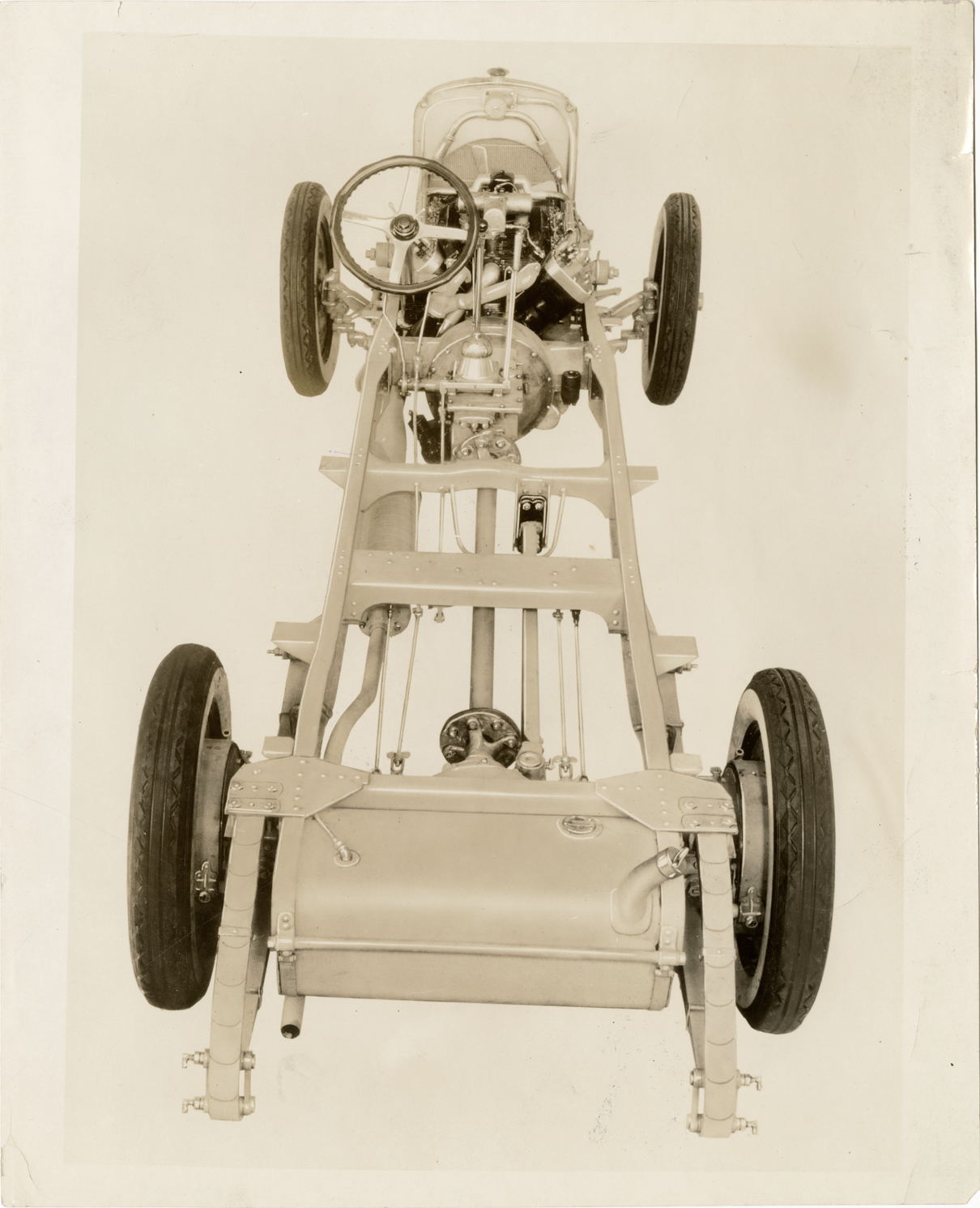 1916 Cunningham automobile chassis
