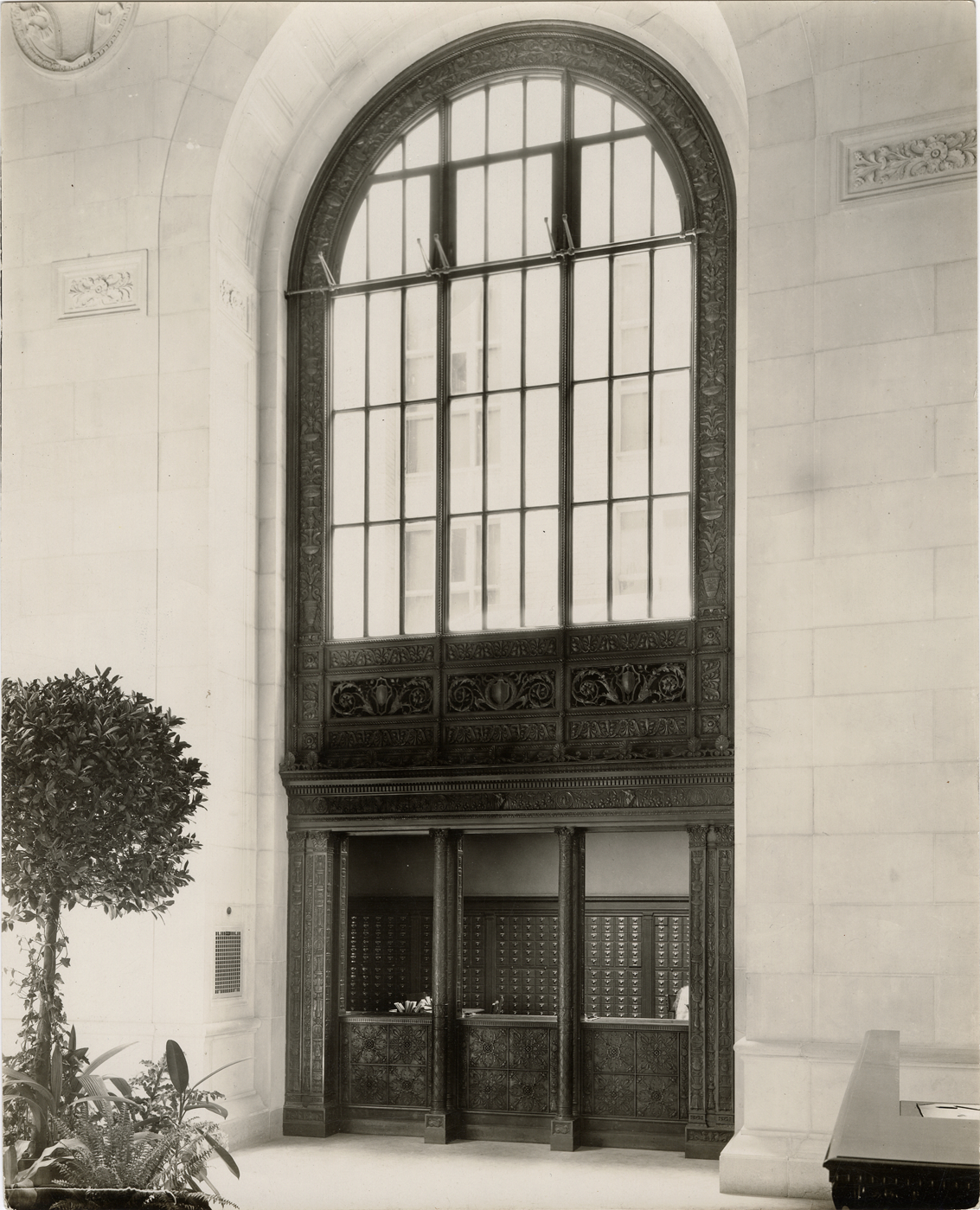 Window, Adam Strohm Hall, Detroit Public Library