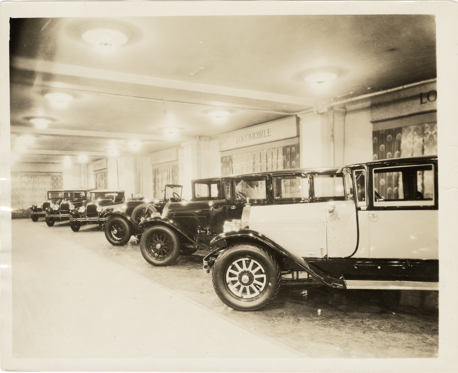 1926 Locomobile automobiles at 26th Annual National Automobile Show, New York