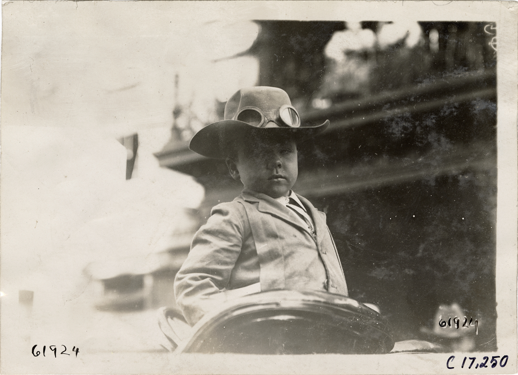 Temple Abernathy, 1910 Abernathy Kids New York to Oklahoma Tour
