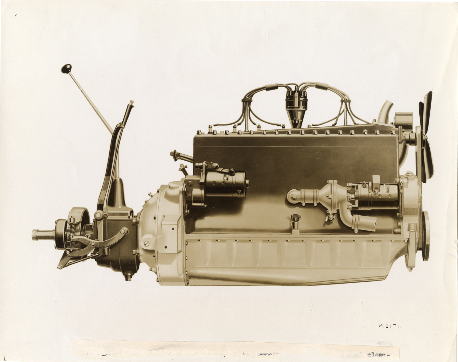 1925 Rickenbacker automobile engine