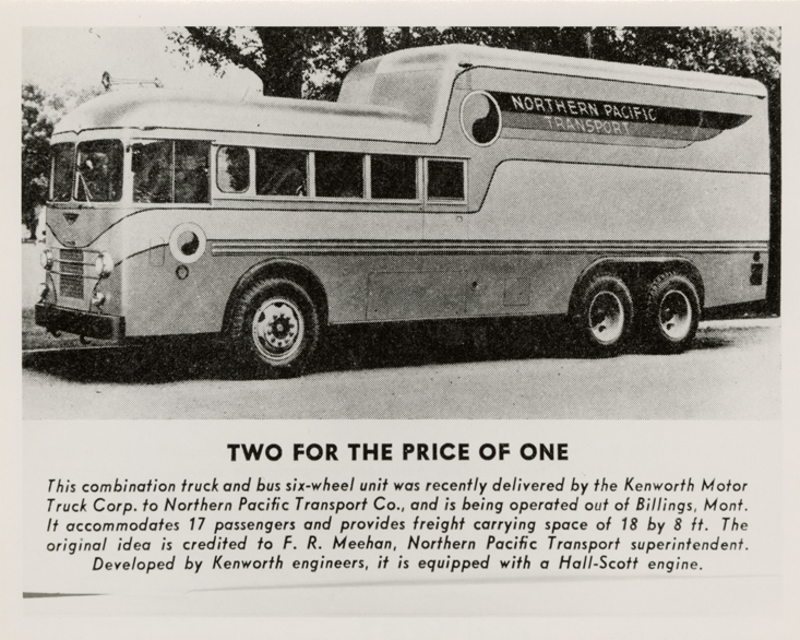 Kenworth bus, Northern Pacific Transport Co.