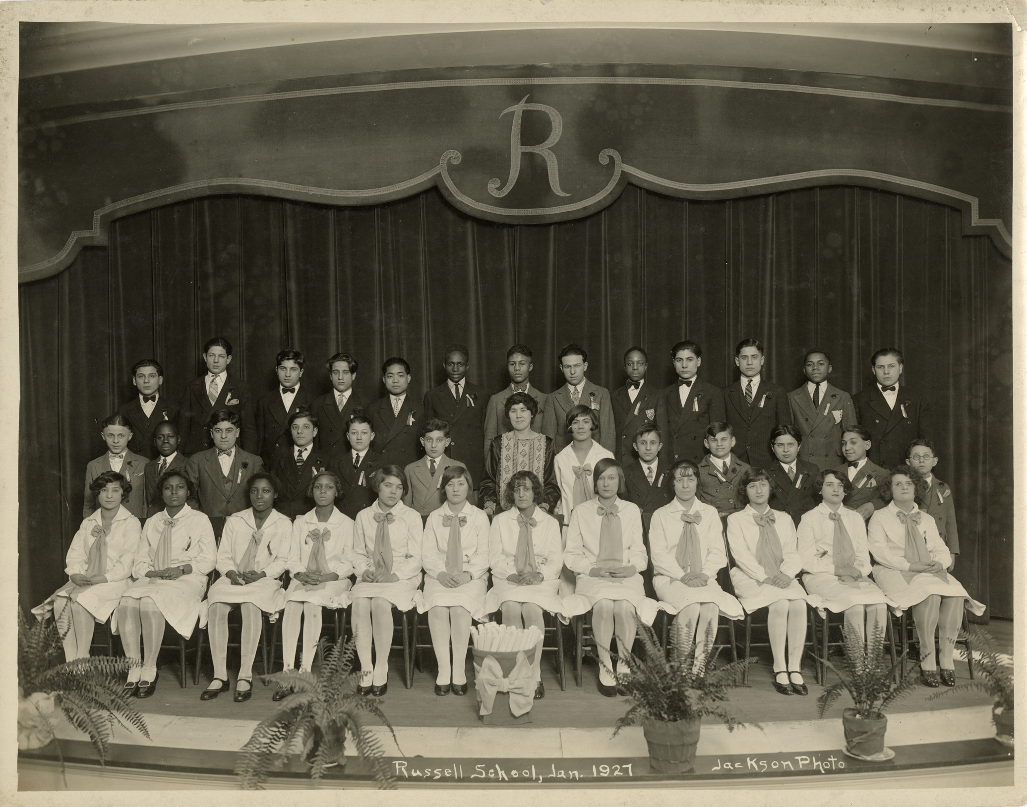 Students at Russell School