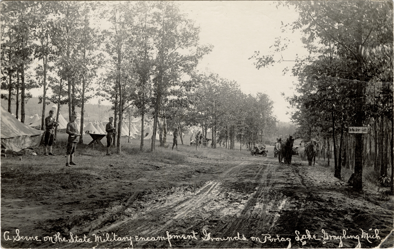 Soliders at Camp Grayling