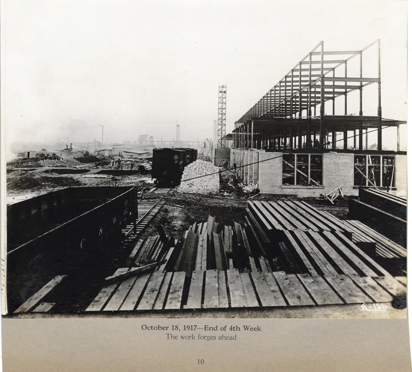 Lincoln Motor Company factory during construction