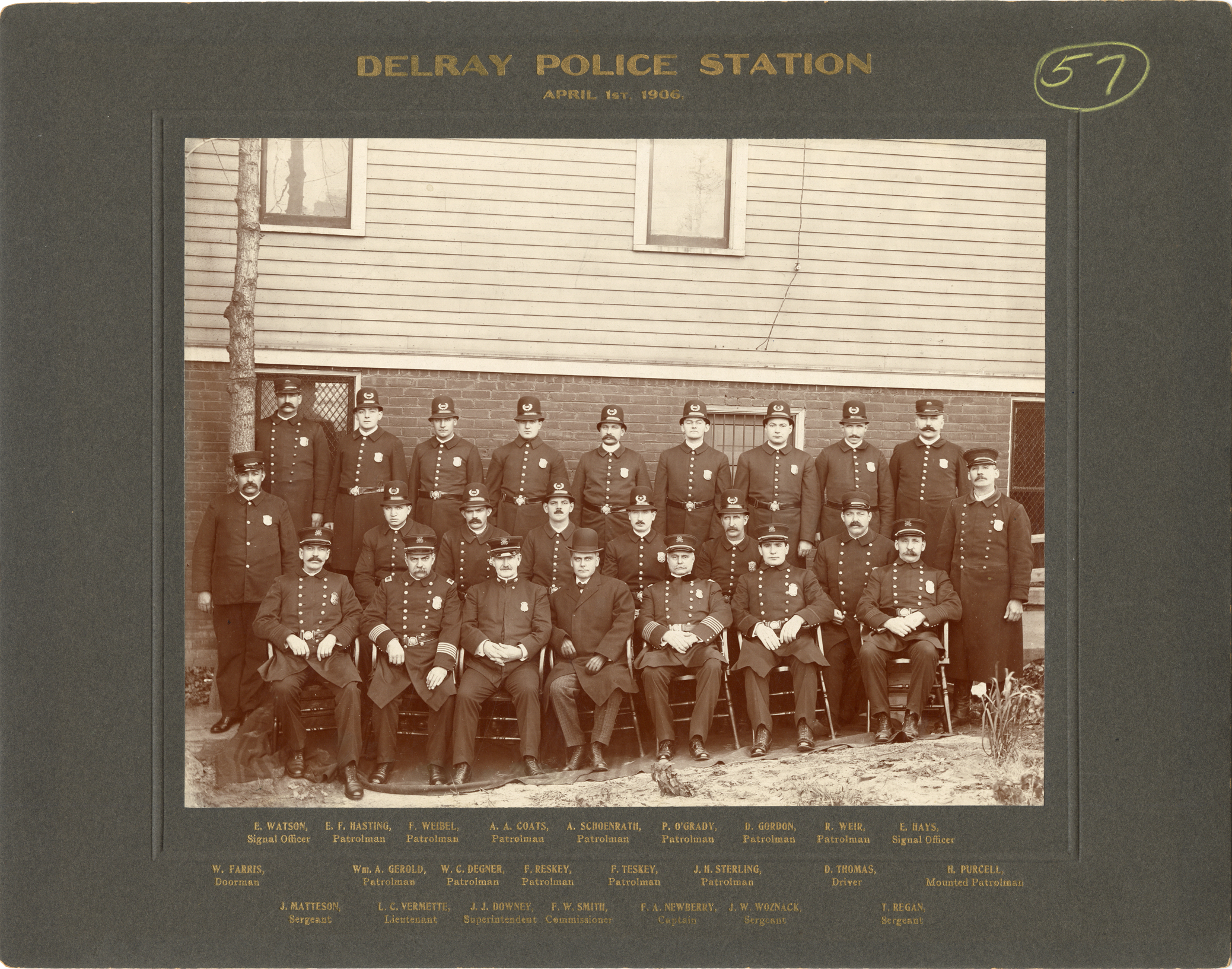 Policemen, Delray Police Station