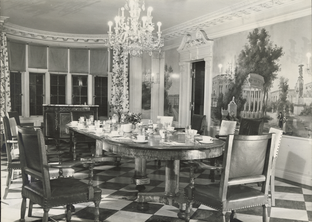 Dining room, Adams Castle, Bloomfield Hills, Michigan