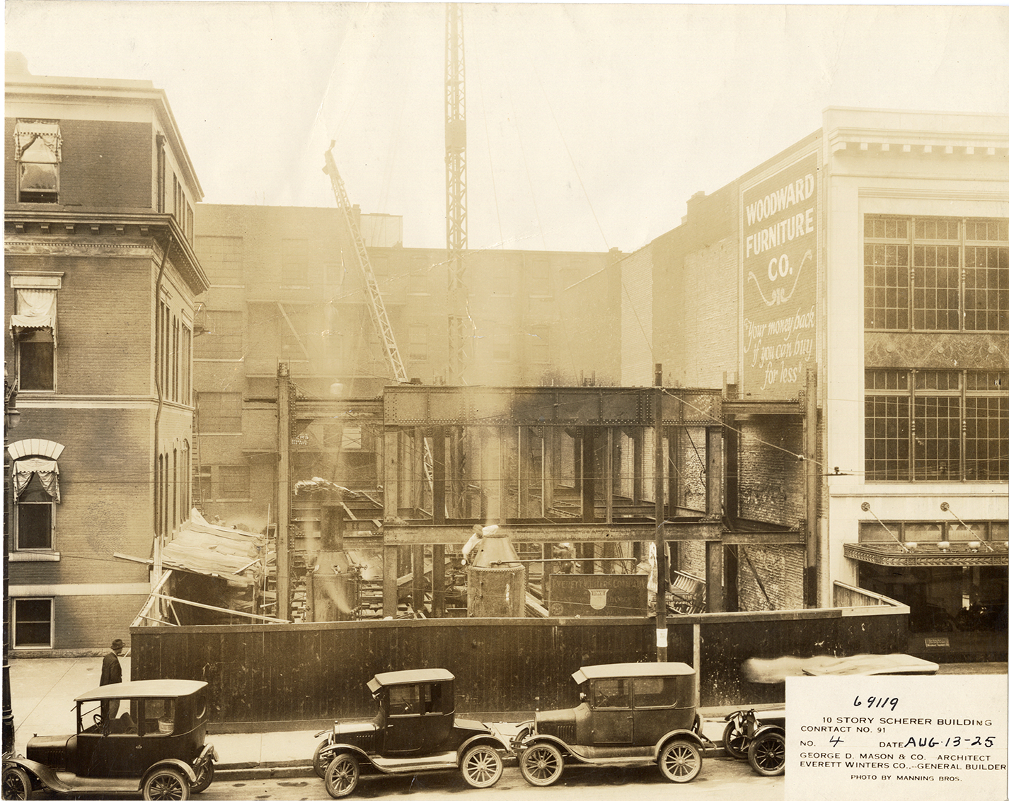 Broadway Exchange Building during construction
