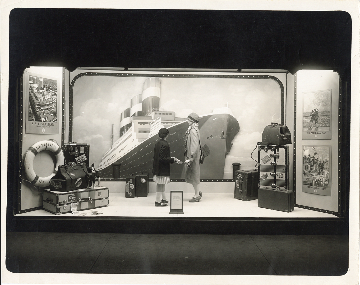 Display window, J.L. Hudson Company department store