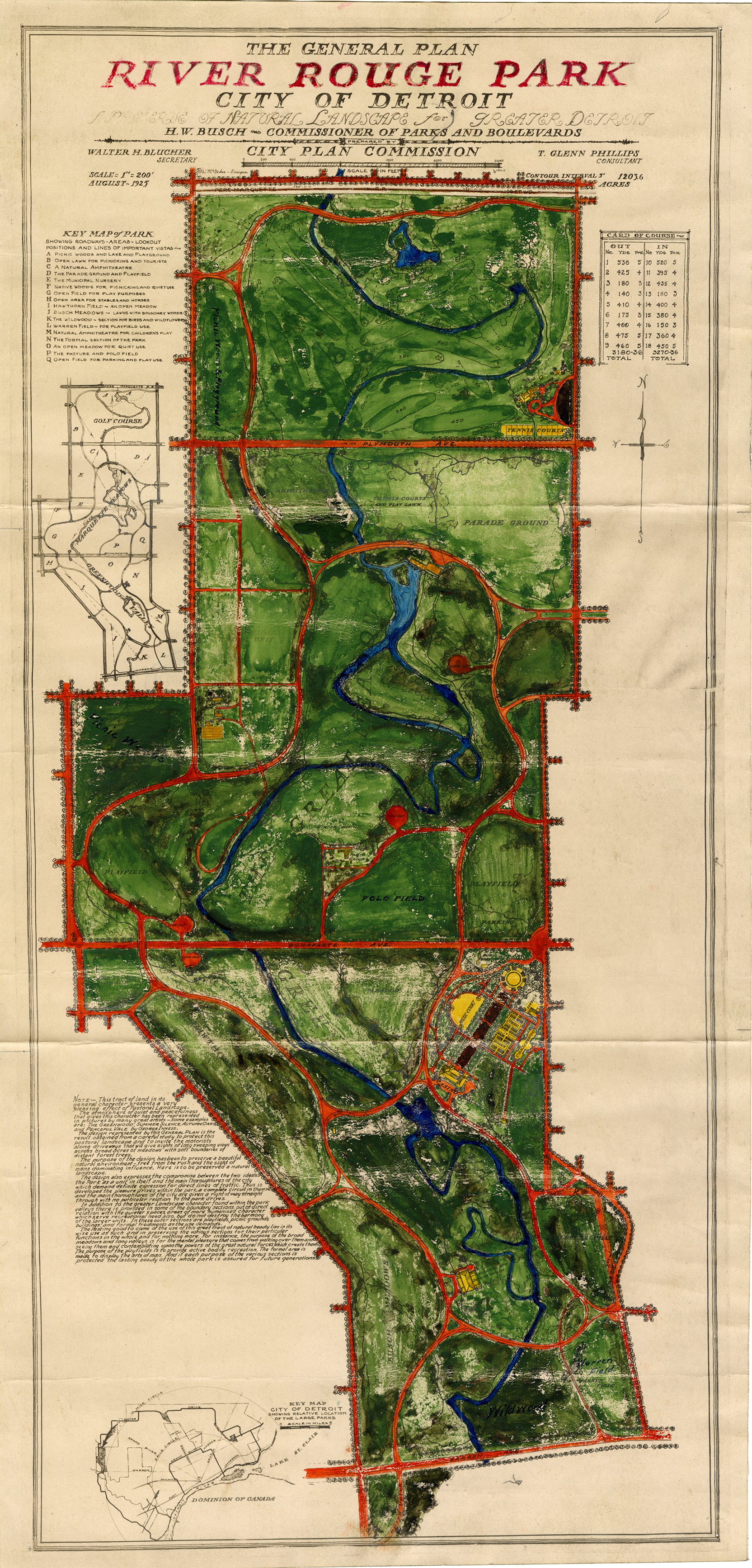 River Rouge Park map
