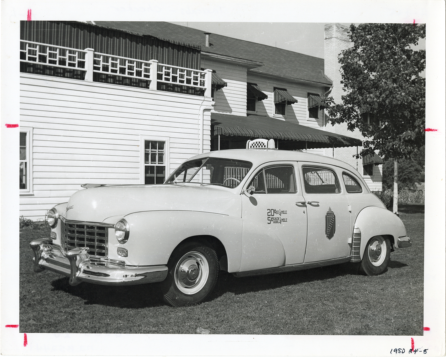 1950 Checker taxi