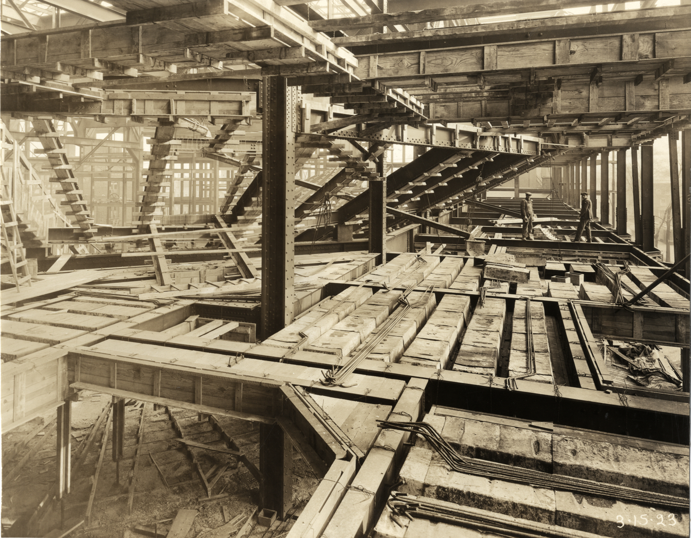 Masonic Temple under construction