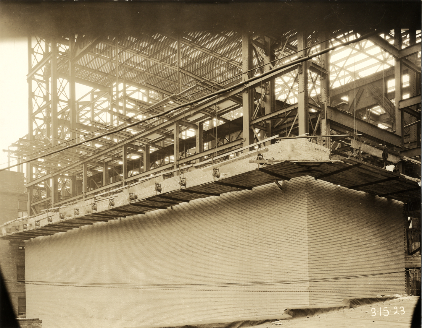 Masonic Temple under construction