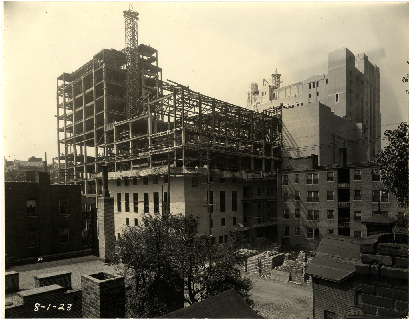 Masonic Temple under construction