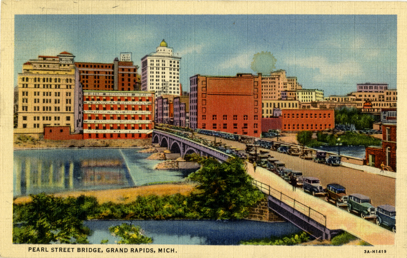 Pearl Street Bridge, Grand Rapids, Michigan