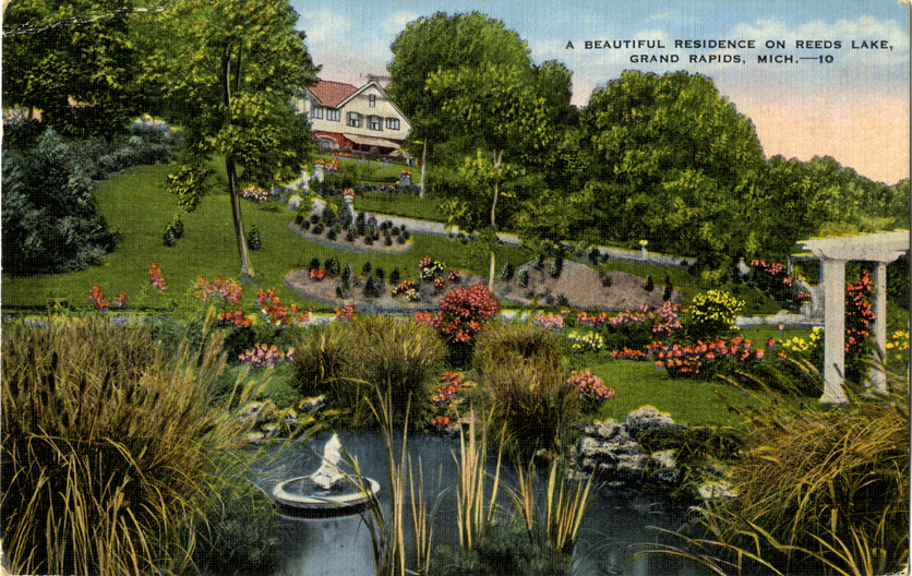 House on Reeds Lake, Grand Rapids, Michigan