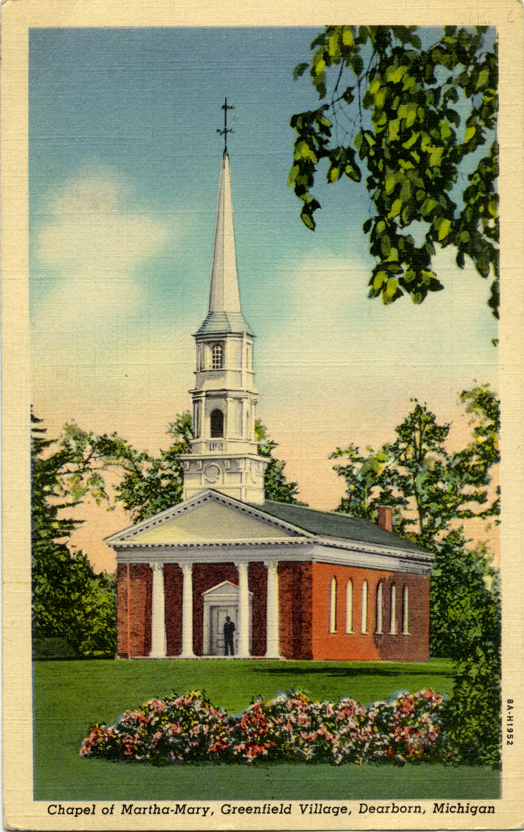 Martha-Mary Chapel, Greenfield Village, Dearborn, Michigan