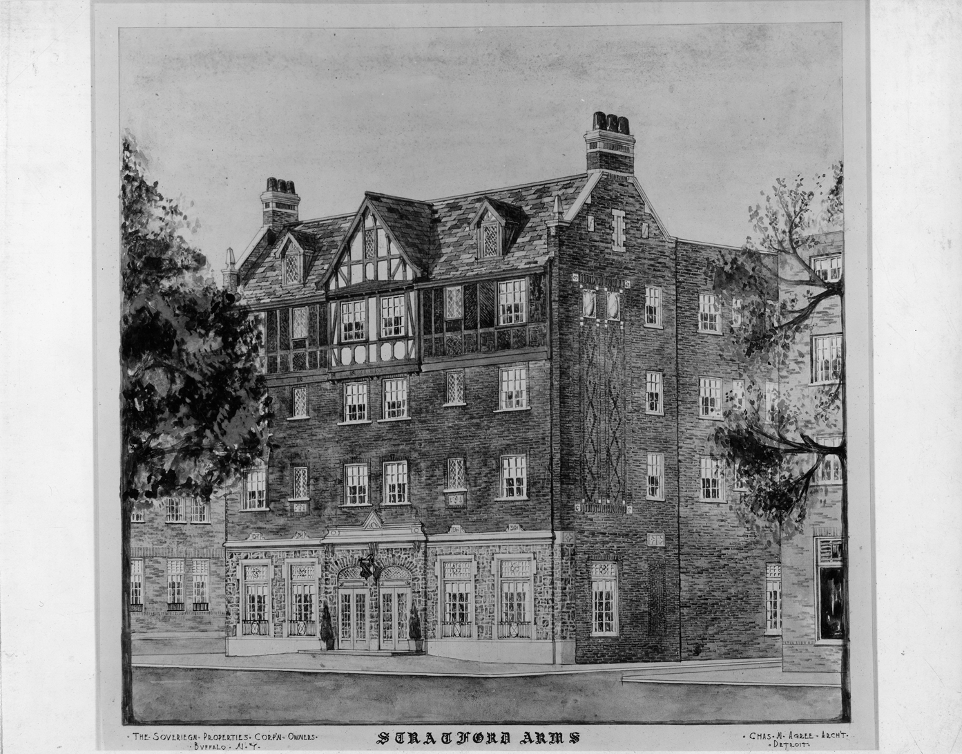 Stratford Arms apartments in Buffalo, New York DPL DAMS