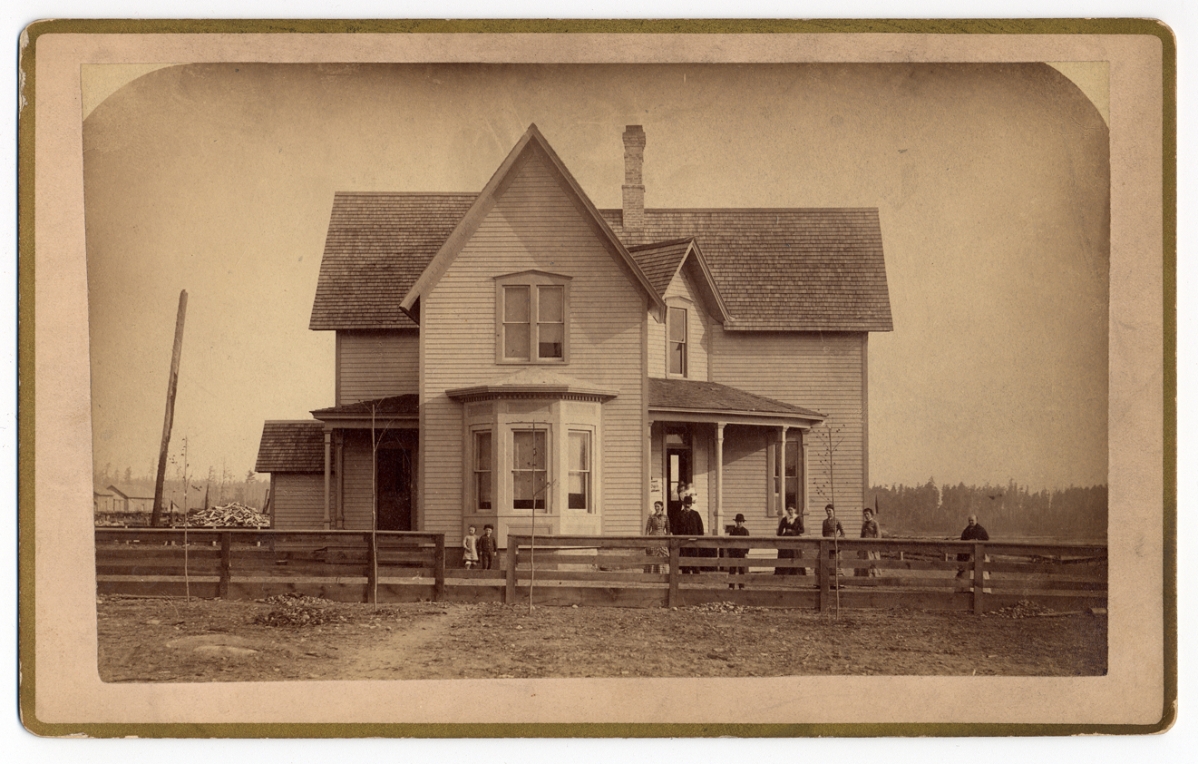 Wood frame house in Harrison, Michigan DPL DAMS