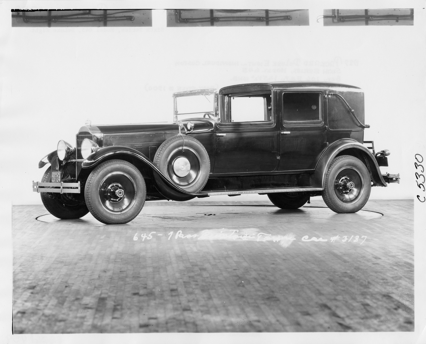 1929 Packard all weather cabriolet, three-quarter left front view | DPL ...