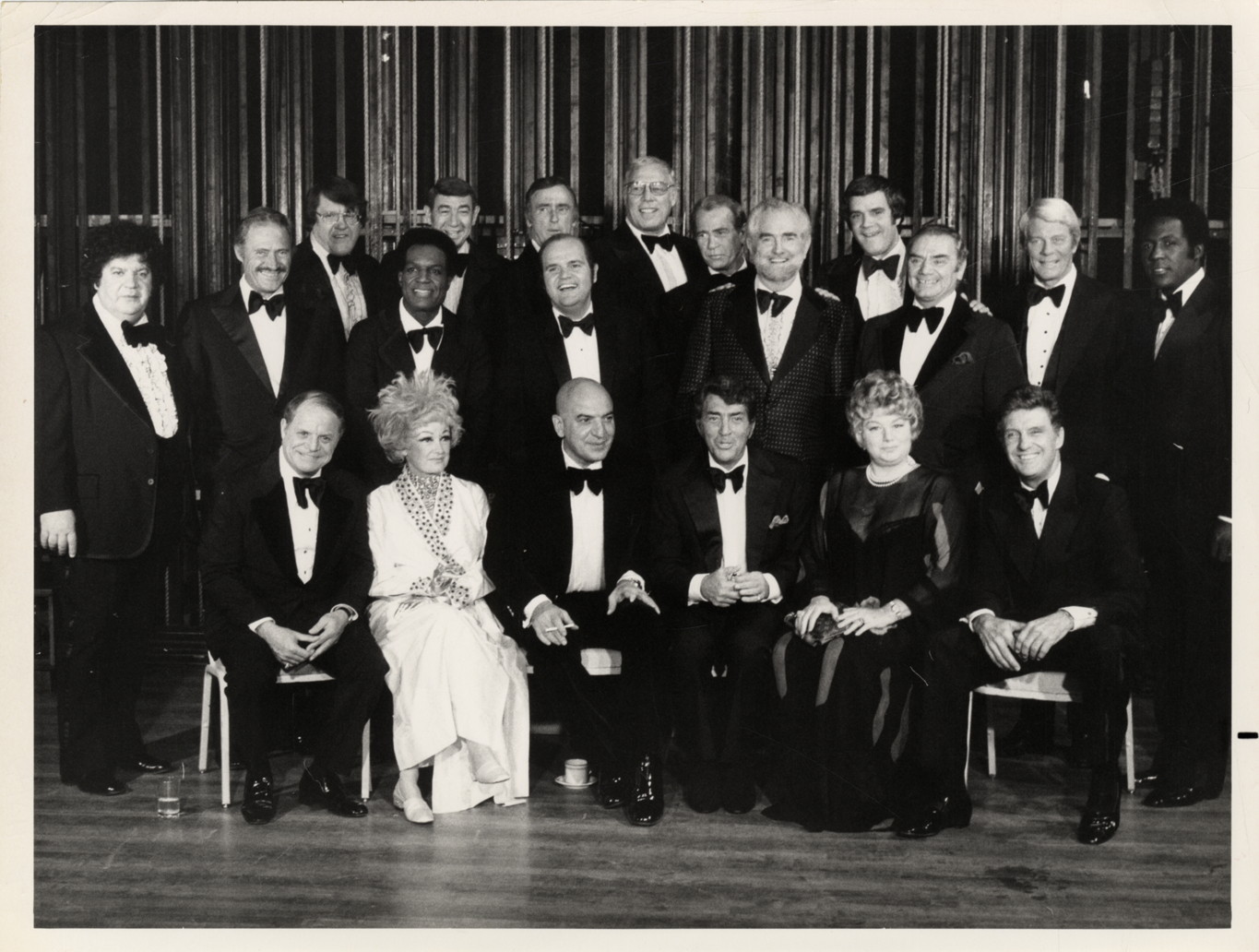 Guests on Dean Martin's celebrity roast honoring Telly Savalas DPL DAMS