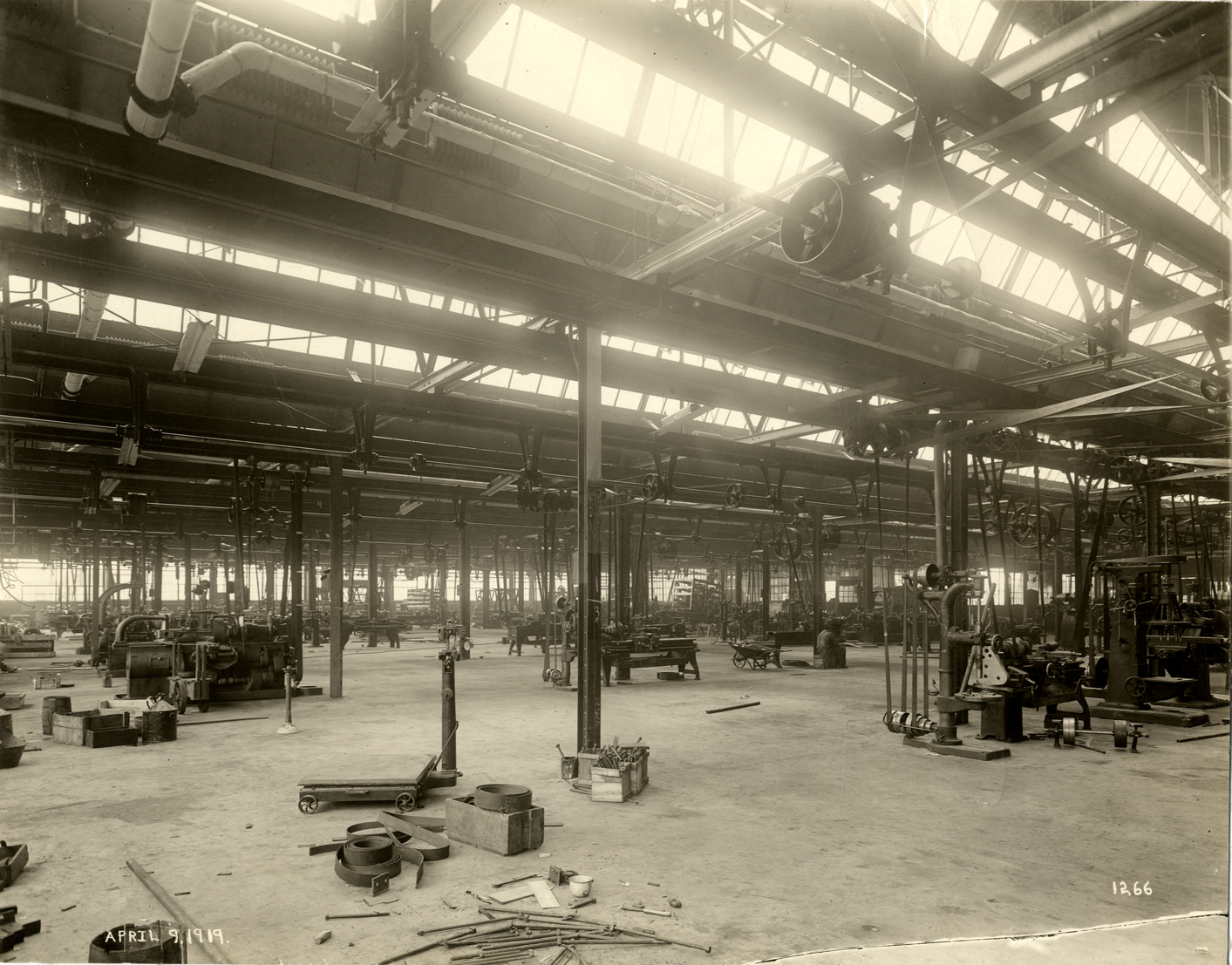 Interior, Maxwell Motor Car Company factory DPL DAMS