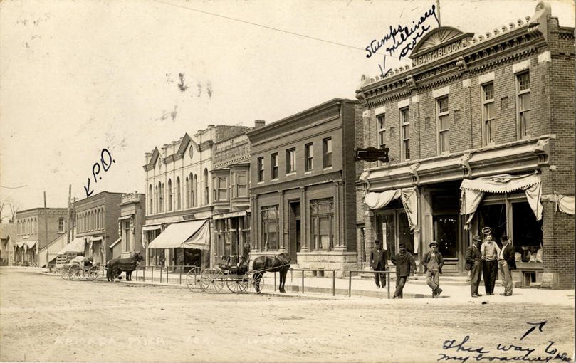 Commercial buildings on Main Street Armada Michigan DPL DAMS