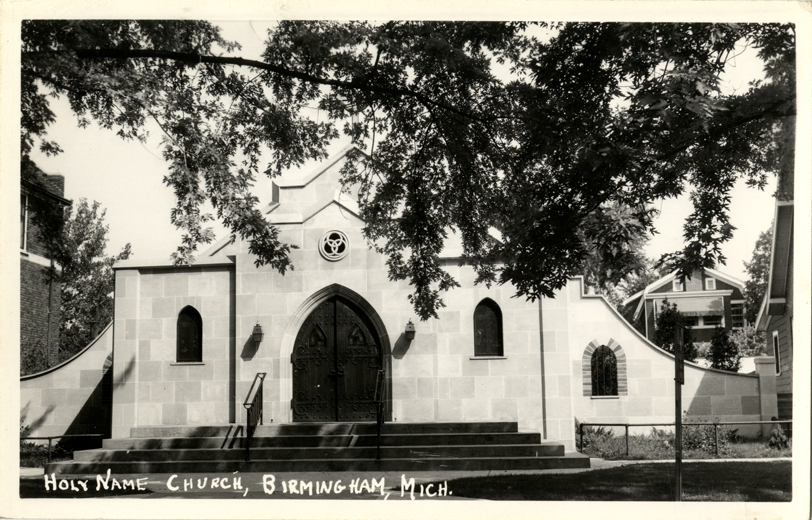 Holy Name Church, Birmingham, Michigan DPL DAMS