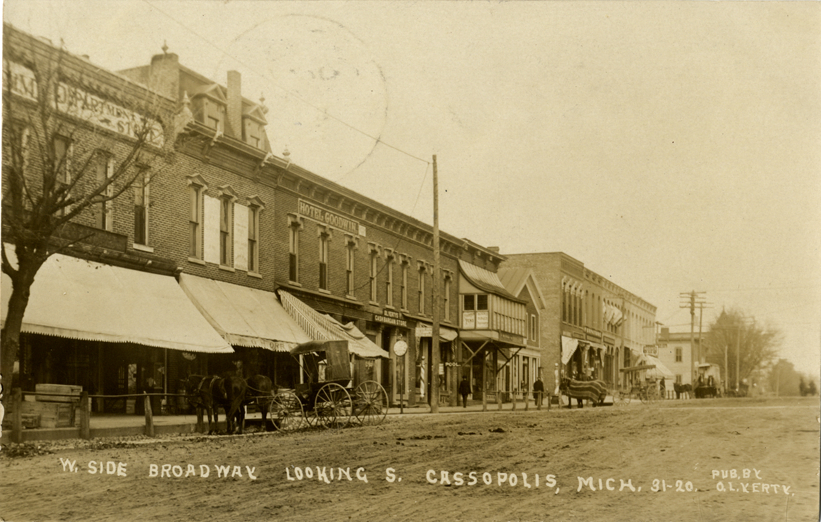 Broadway Street, Cassopolis, Michigan DPL DAMS