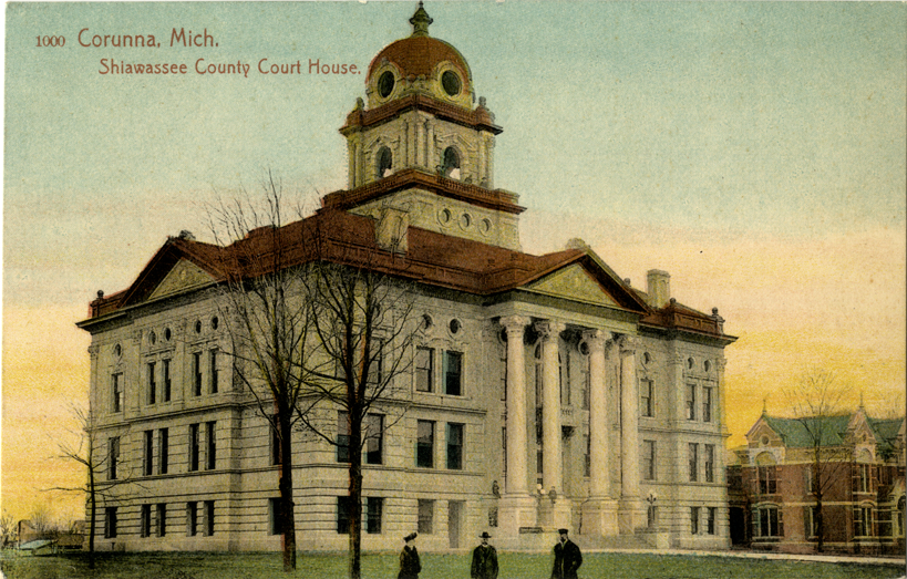 Shiawassee County Courthouse, Corunna, Michigan DPL DAMS