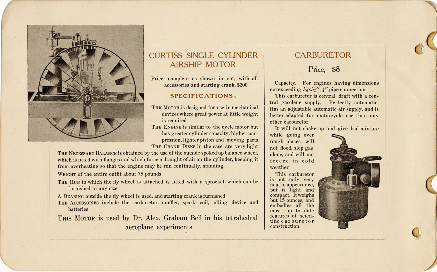 The Curtiss motors and motorcycles the best that can be made G.H