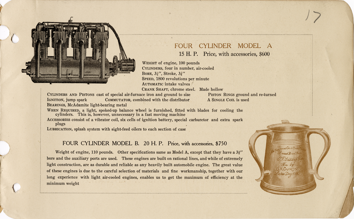 The Curtiss motors and motorcycles the best that can be made G.H